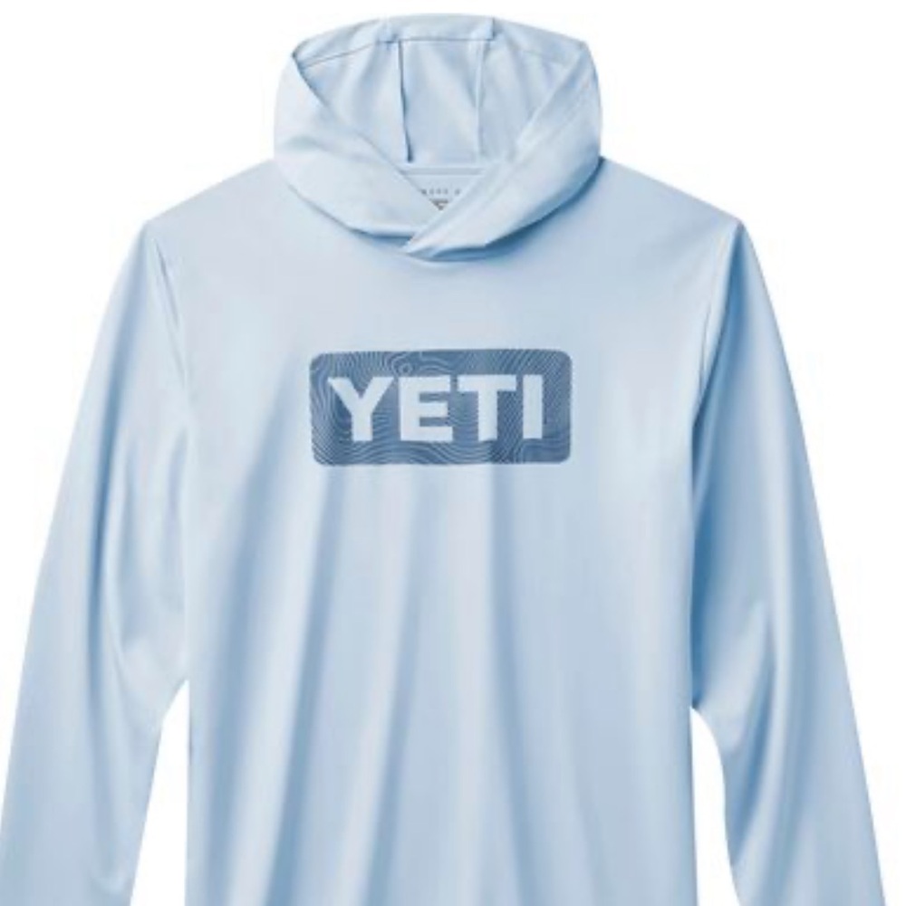 YETI Wave Logo Hooded Sunshirt